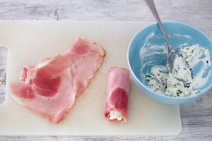 Preparazione Involtini al prosciutto di Praga - Fase 2