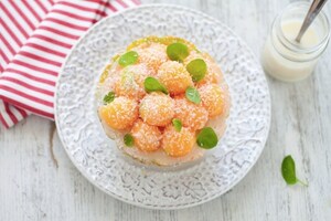 Preparazione Melone con crema fredda al cocco - Fase 4