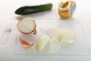 Preparazione Penne in insalata al curry - Fase 1