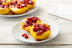 Preparazione Pesche alle fragoline - Fase 4