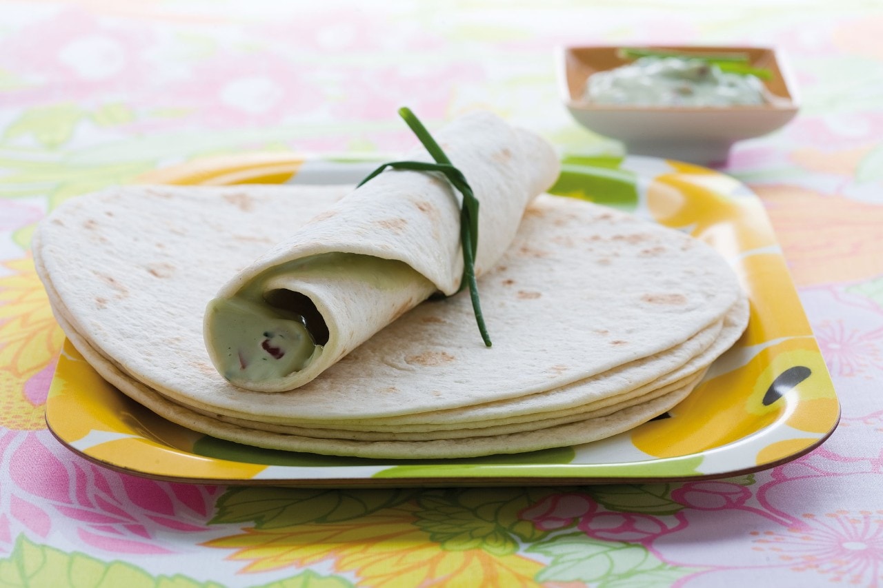 Piadine vegetariane ricetta