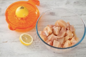 Preparazione Pollo all'uva - Fase 1