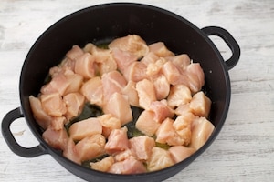 Preparazione Pollo all'uva - Fase 1