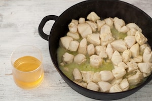 Preparazione Pollo all'uva - Fase 2