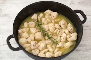 Preparazione Pollo all'uva - Fase 2