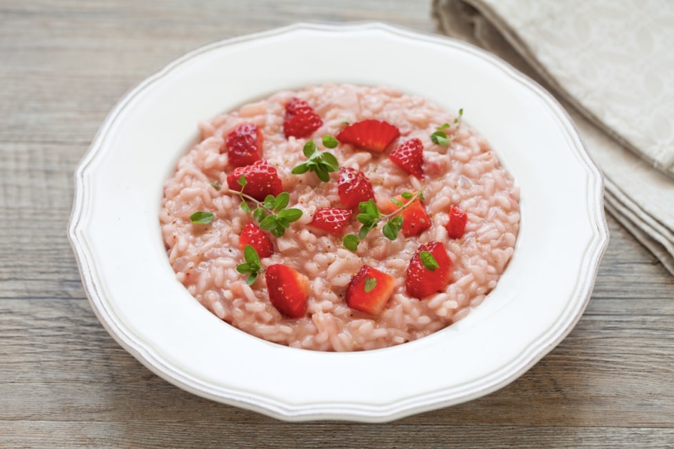 Risotto alle fragole ricetta