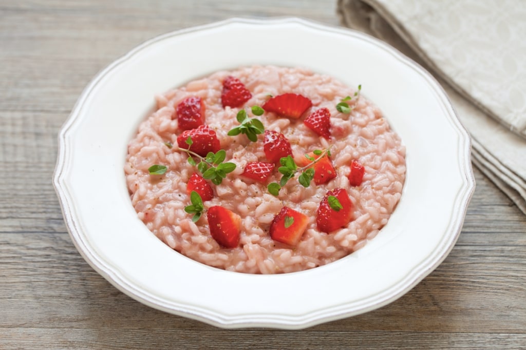 Ricetta Risotto alle fragole Cucchiaio d'Argento