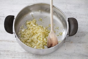 Preparazione Risotto alle fragole - Fase 1