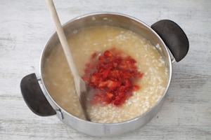 Preparazione Risotto alle fragole - Fase 3