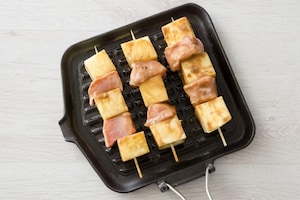 Preparazione Spiedini di maiale all'ananas - Fase 3