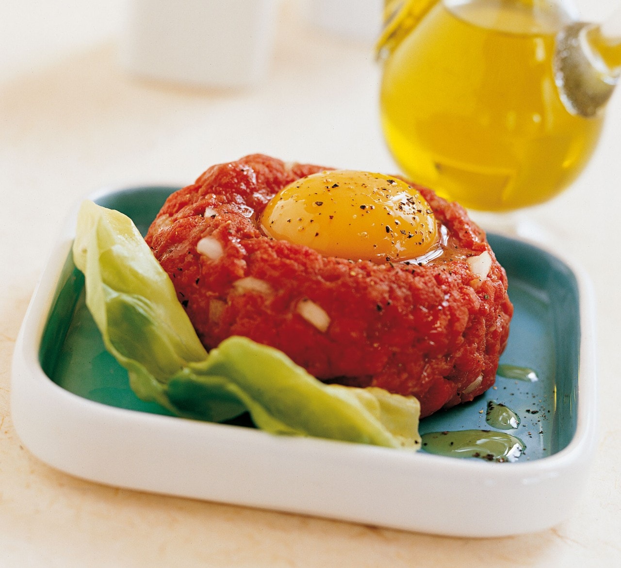 Tartare di vitello alla salsa di senape e cognac ricetta