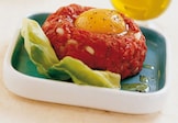 Tartare di vitello alla salsa di senape e cognac