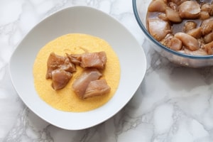 Preparazione Pollo fritto allo zenzero - Fase 1