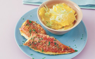 Filetti di triglia all'arancia