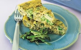Frittata siciliana di asparagi e carciofi