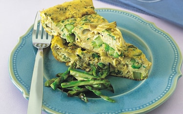 Frittata siciliana di asparagi e carciofi