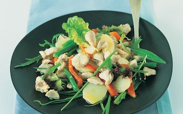 Insalata tiepida di coniglio