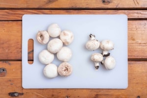 Preparazione Omelette agli champignon - Fase 1