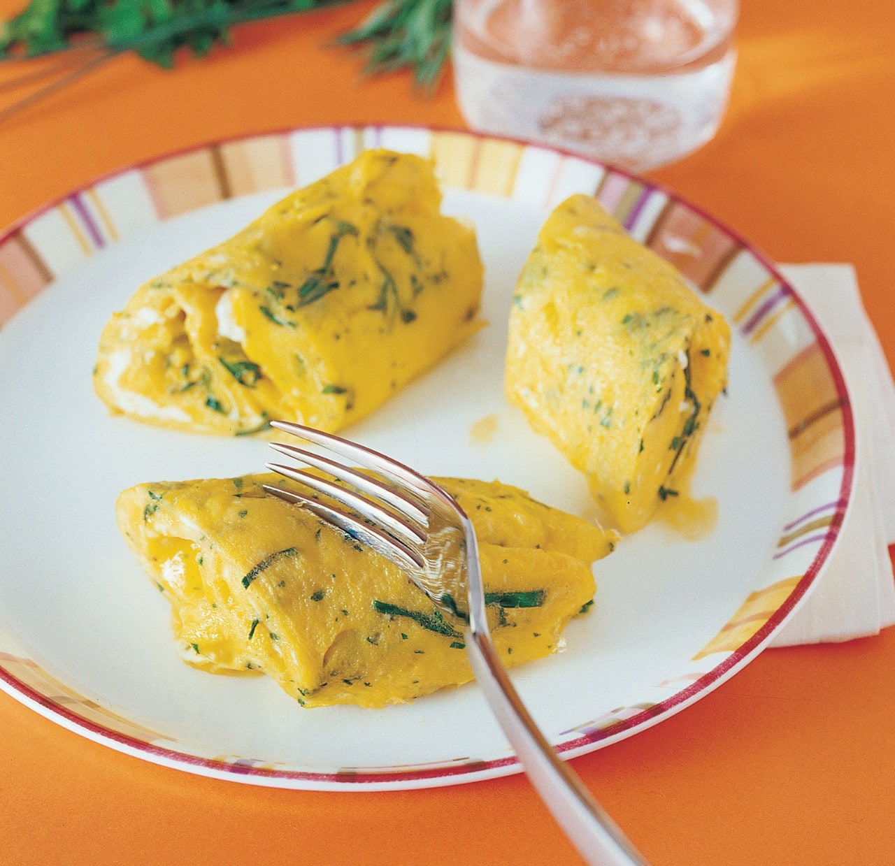 Omelette alle erbe aromatiche ricetta