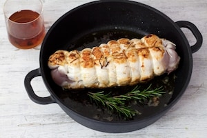 Preparazione Petto di tacchino all'uva bianca - Fase 4