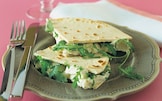 Piadina al formaggio e rucola