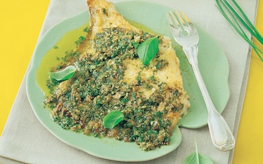 Razza in salsina verde alle erbe