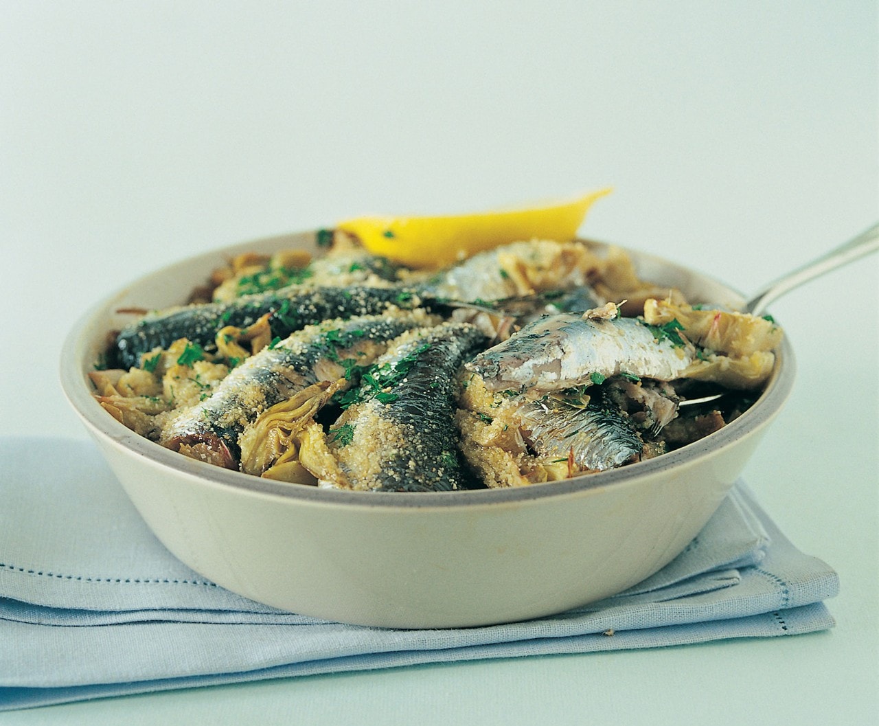 Sarde e carciofi ricetta