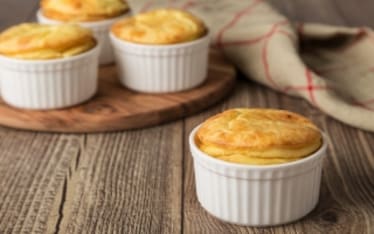 Sformato di groviera e parmigiano