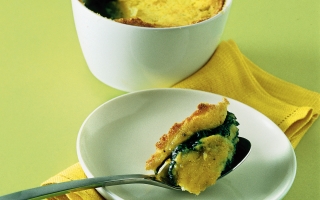 Soufflé di spinaci e fontina Soufflé di spinaci e fontina