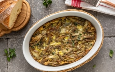 Torta di uova e carciofi alla toscana