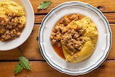 Polenta con ragù di salsiccia 