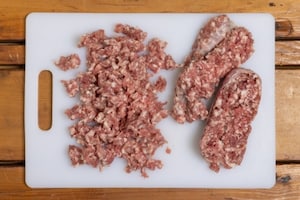 Preparazione Polenta con ragù di salsiccia  - Fase 1