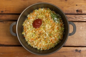 Preparazione Polenta con ragù di salsiccia  - Fase 3