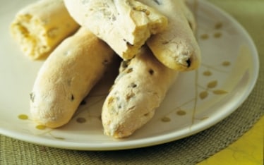 Grissini corti alle olive verdi