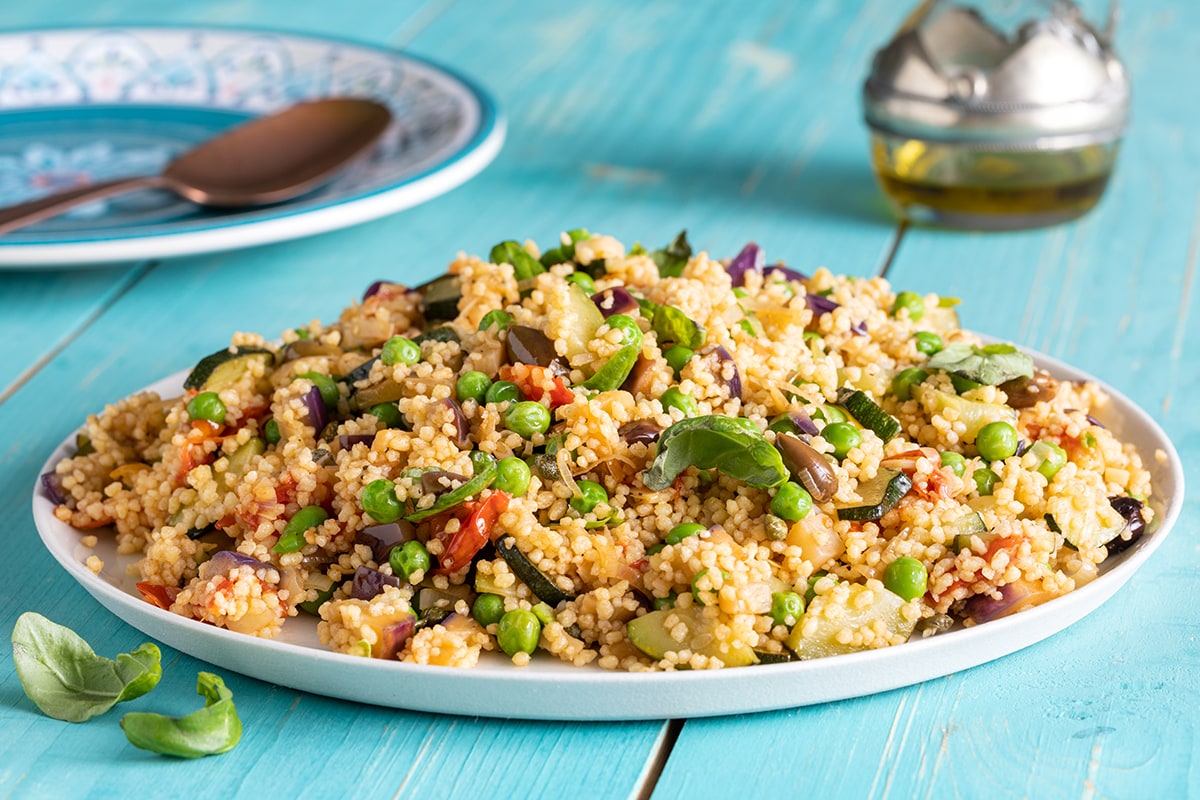 Ricetta Cous cous di verdure - Cucchiaio d'Argento