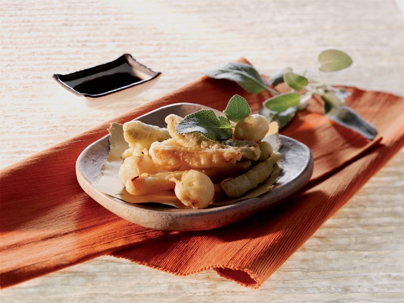 Tempura di verdure con salsa alla soia ricetta