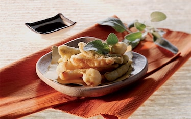 Tempura di verdure con salsa alla soia