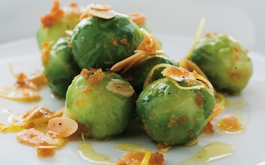 Cavolini di Bruxelles alle mandorle