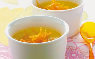 Crema tiepida all'arancia e limone