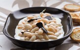 Guazzetto di fagioli con tartufo