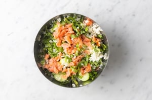 Preparazione Insalata di riso con salmone - Fase 3