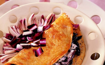 Omelette al radicchio