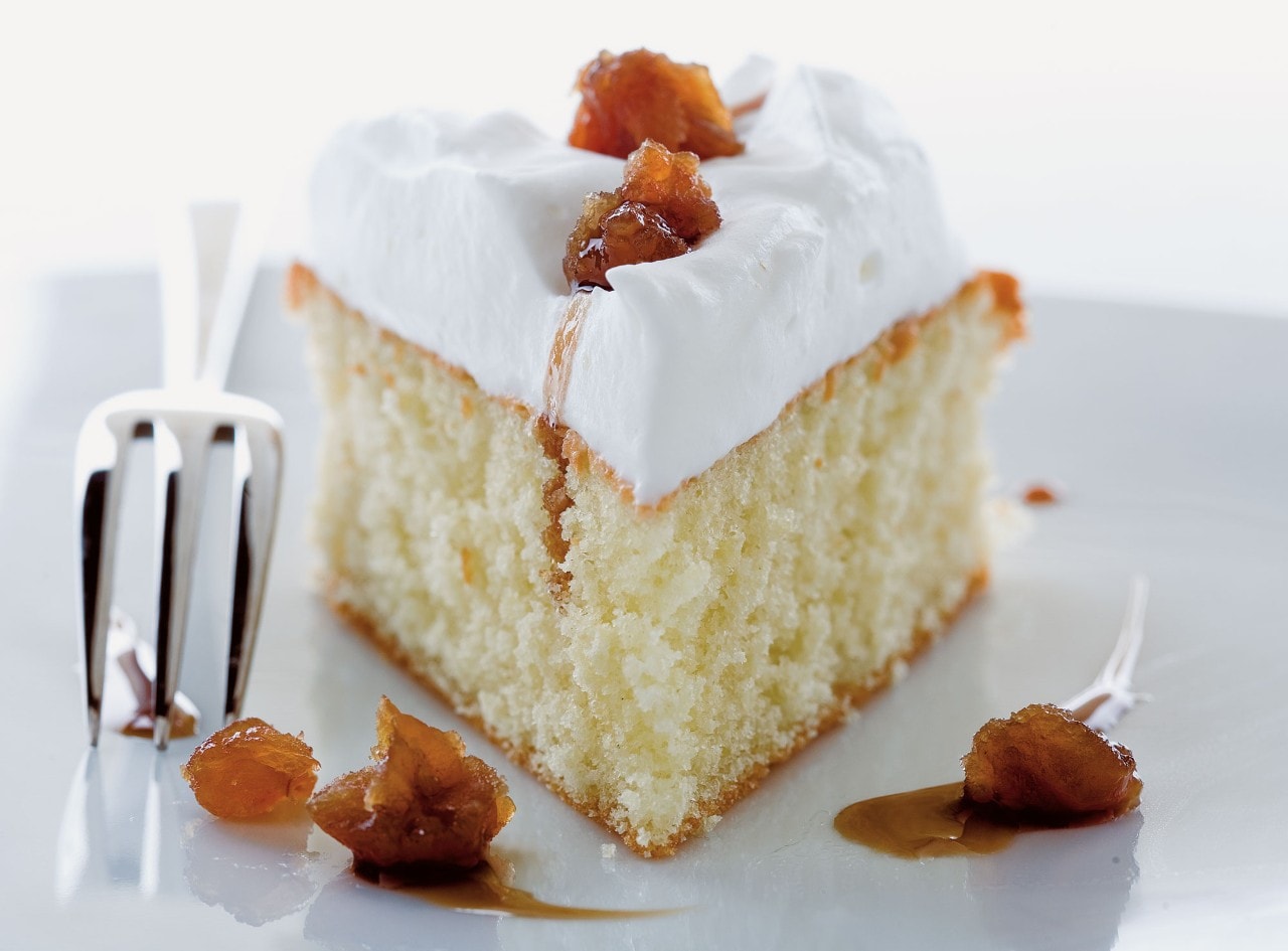 Pan di Spagna alla panna e marron glacé ricetta