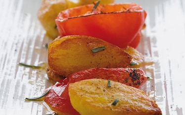 Patate e pomodori arrosto