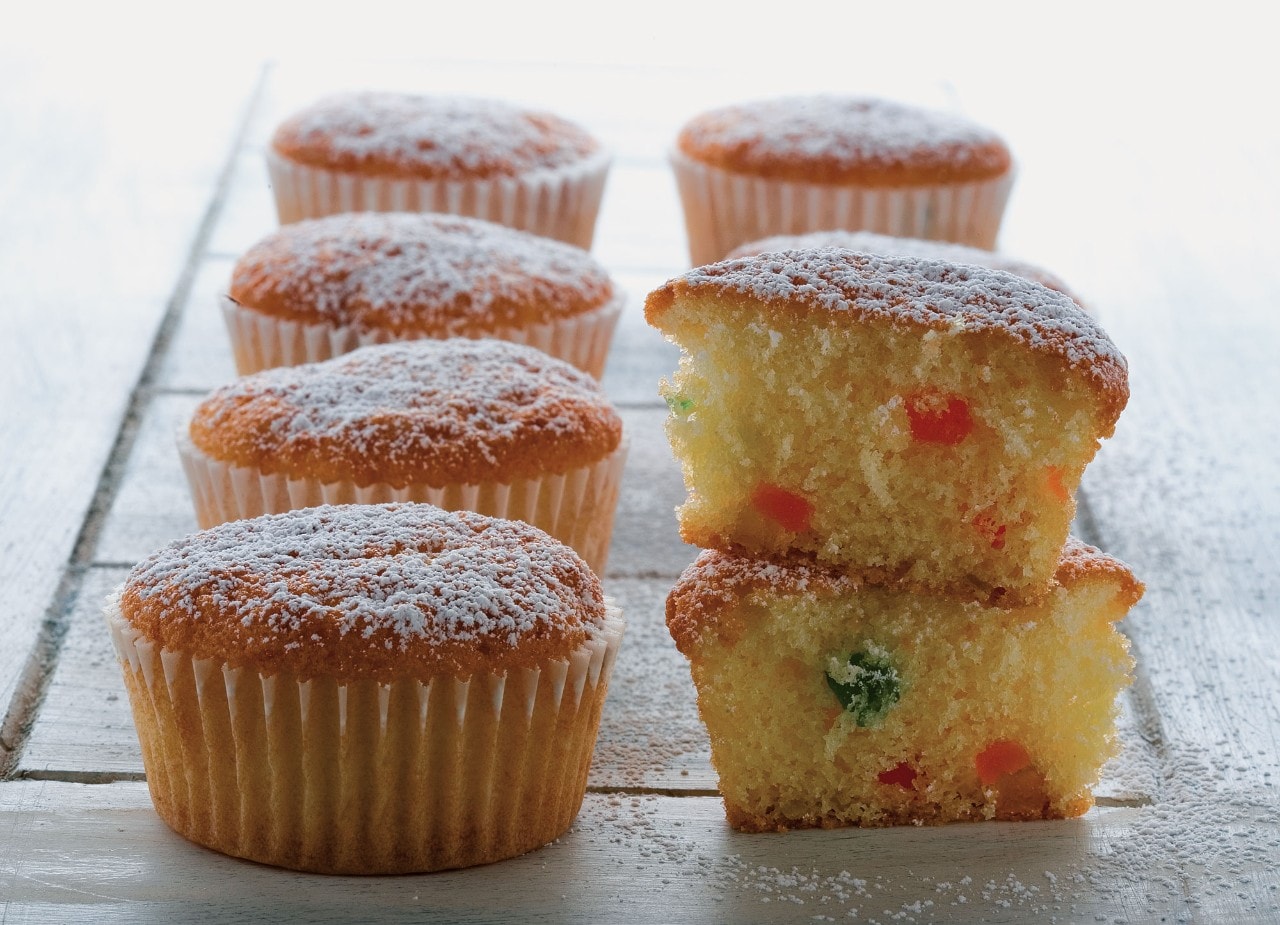 Piccoli cakes canditi ricetta