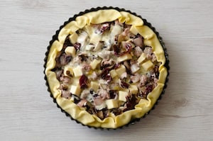 Preparazione Quiche al radicchio rosso - Fase 3