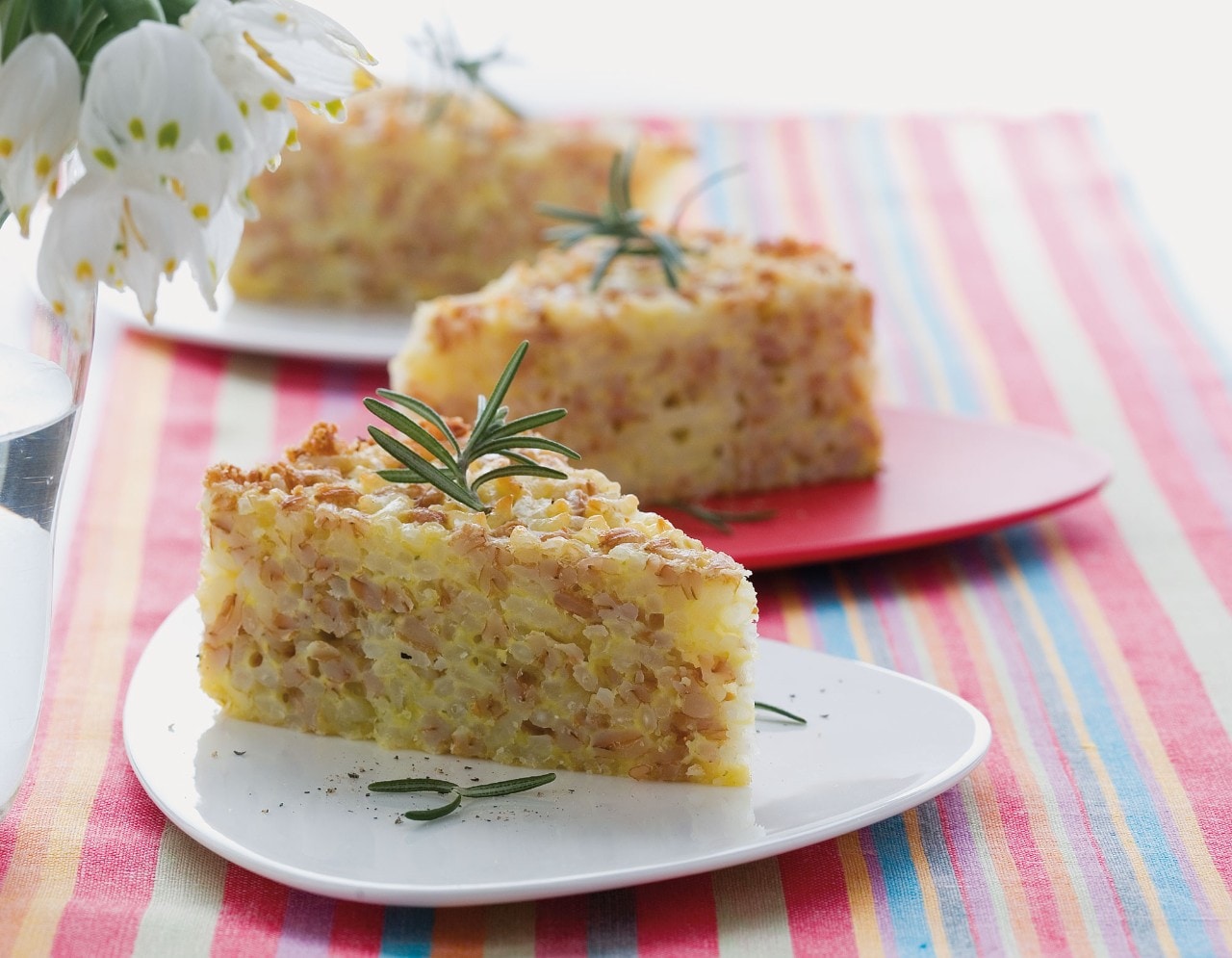 Tortino di farro e riso ricetta