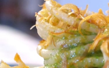 Bigoli aglio, prezzemolo e bottarga