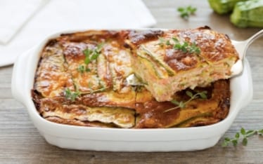 Terrina di zucchine al salmone