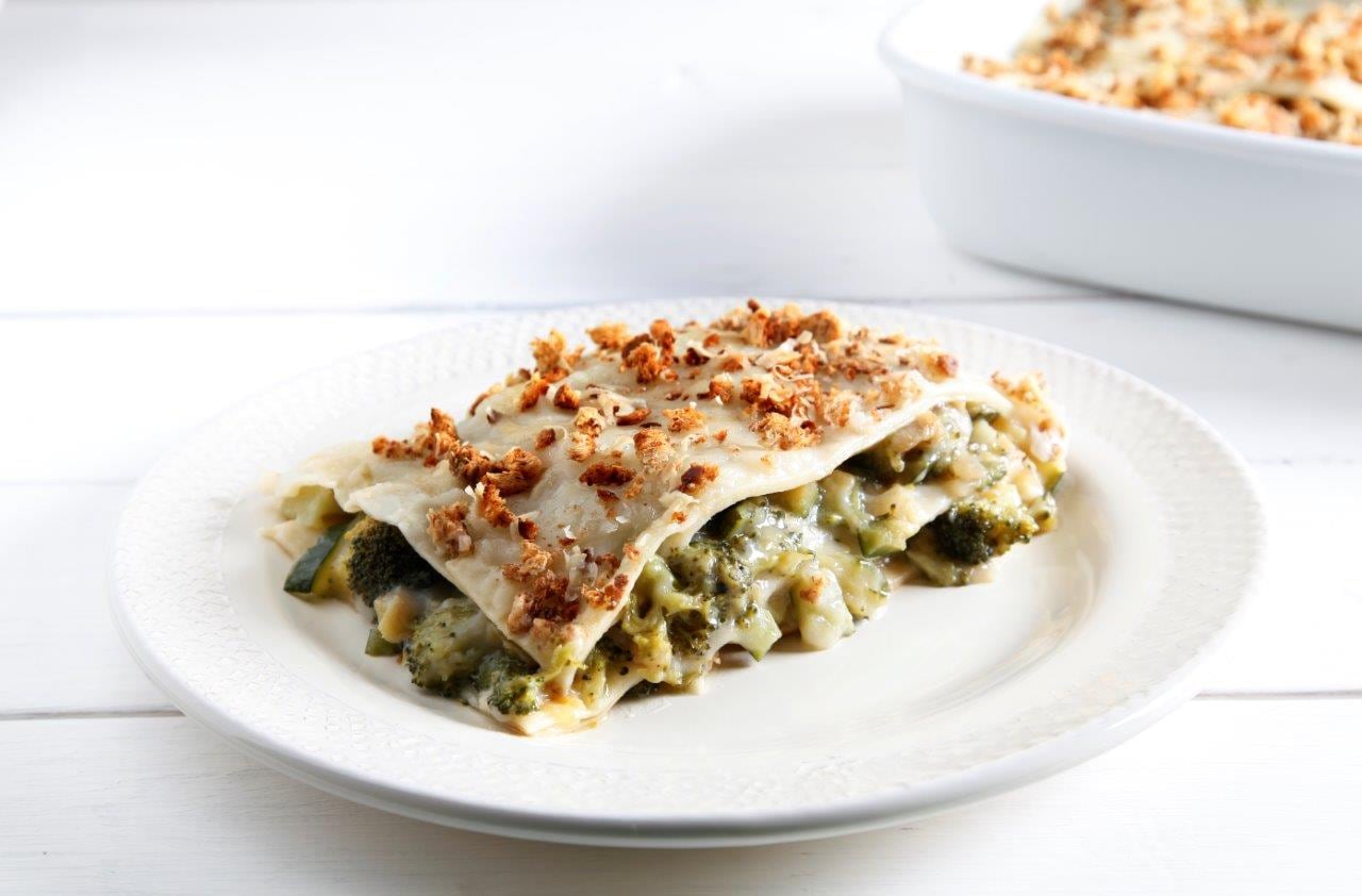 Lasagne con broccoli e zucchine ricetta
